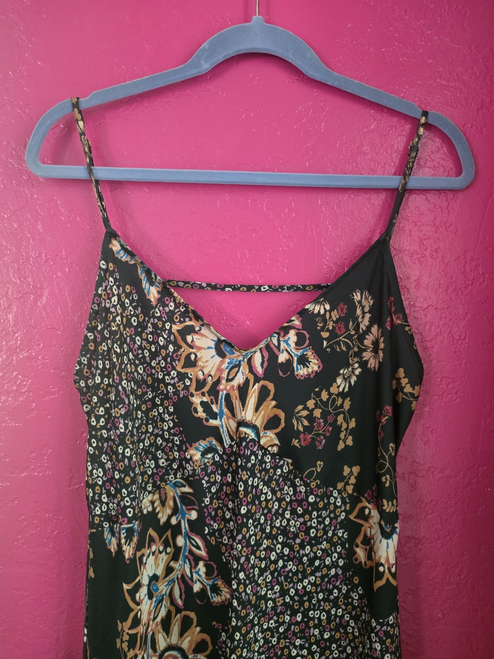 Free People Emerald Green Floral Slip Maxi Dress - Picture 10 of 14